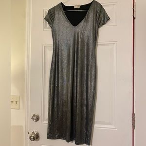 See you Monday Silver Dress